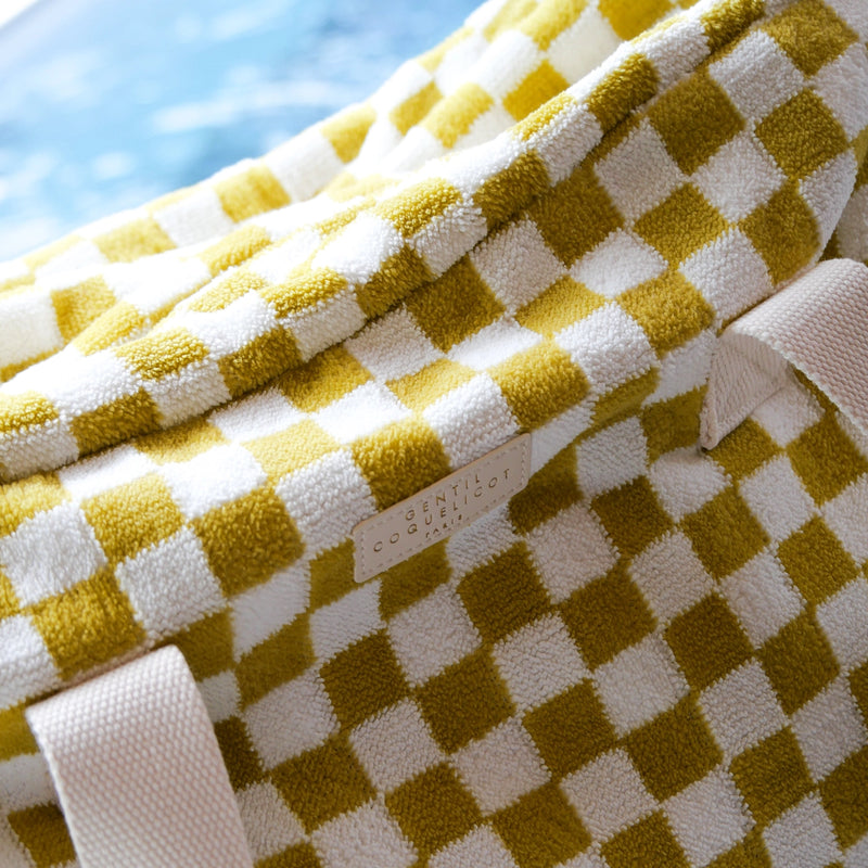 Weekendtas Damier - Spons Oker