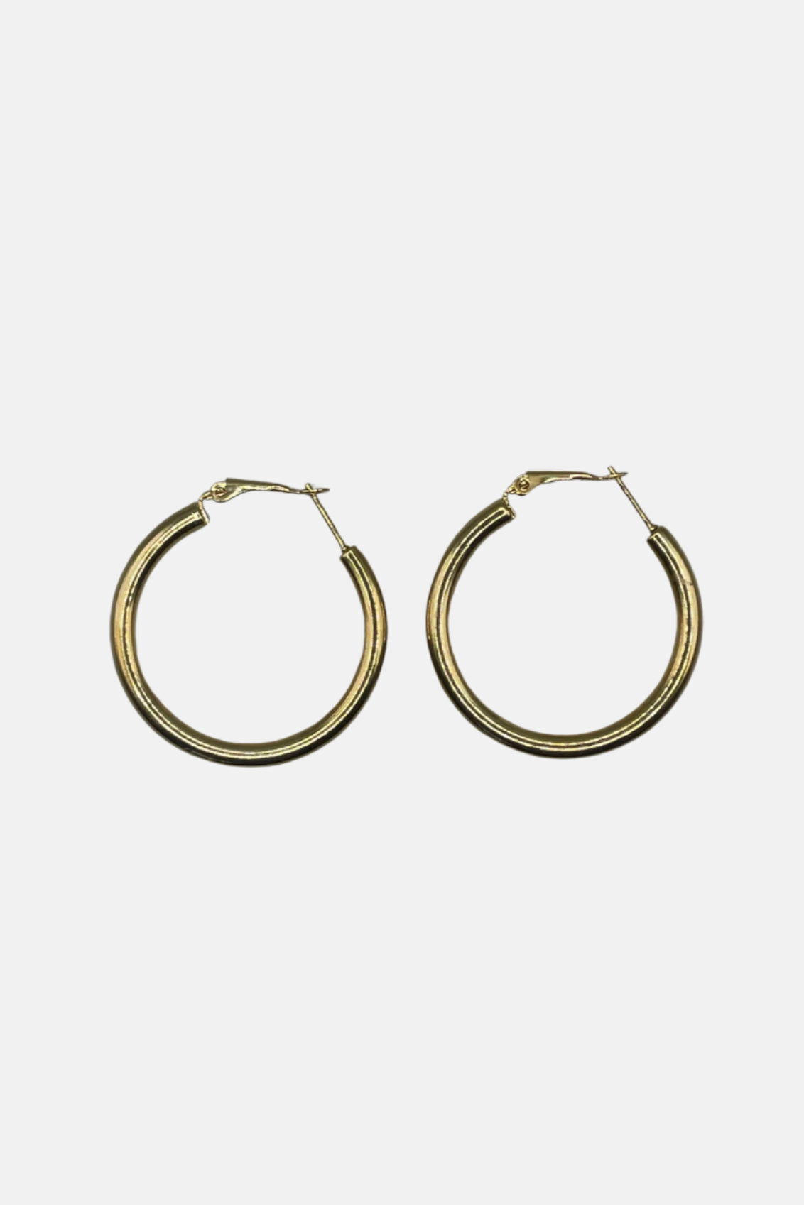 Oorhangers Chunky Hoops 50mm - goud