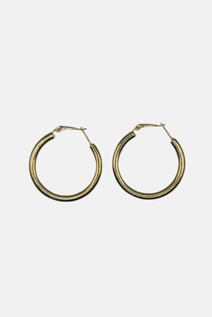 Oorhangers Chunky Hoops 50mm - goud
