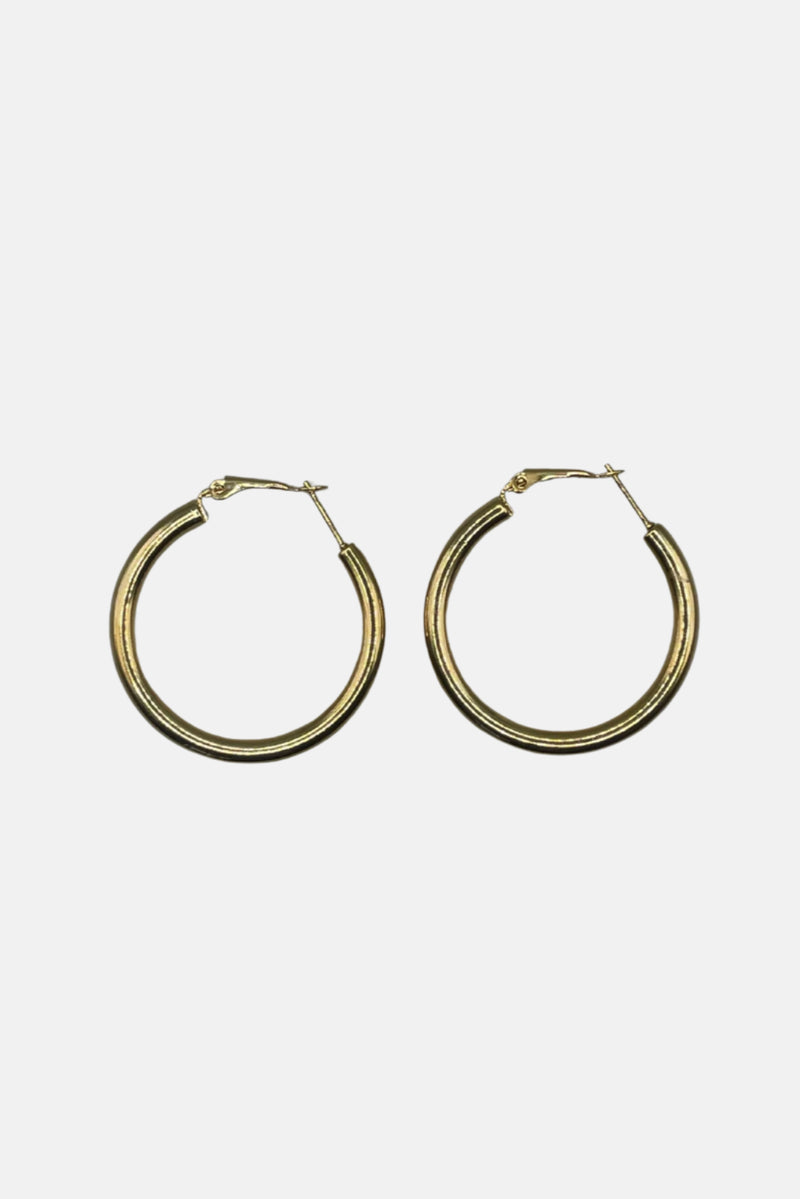 Oorhangers Chunky Hoops 50mm - goud
