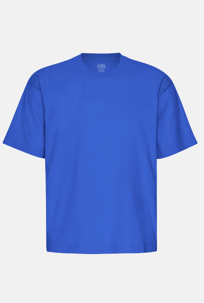 T-shirt Oversized Organic SS - sapphire blue
