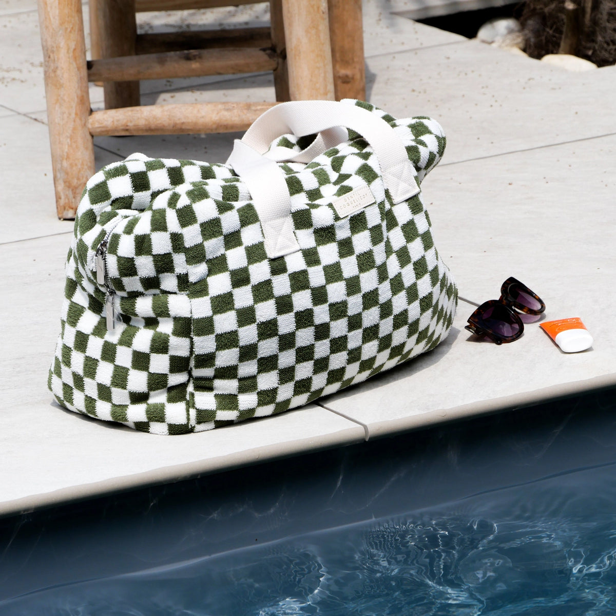 Weekendtas Damier - Spons Khaki