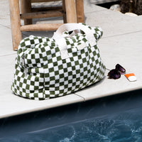 Weekendtas Damier - Spons Khaki