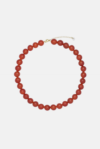 Ketting Faro - red jade