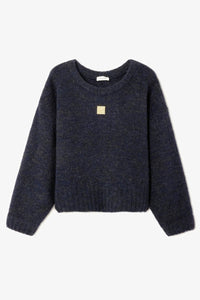 Trui East - Navy Mouline