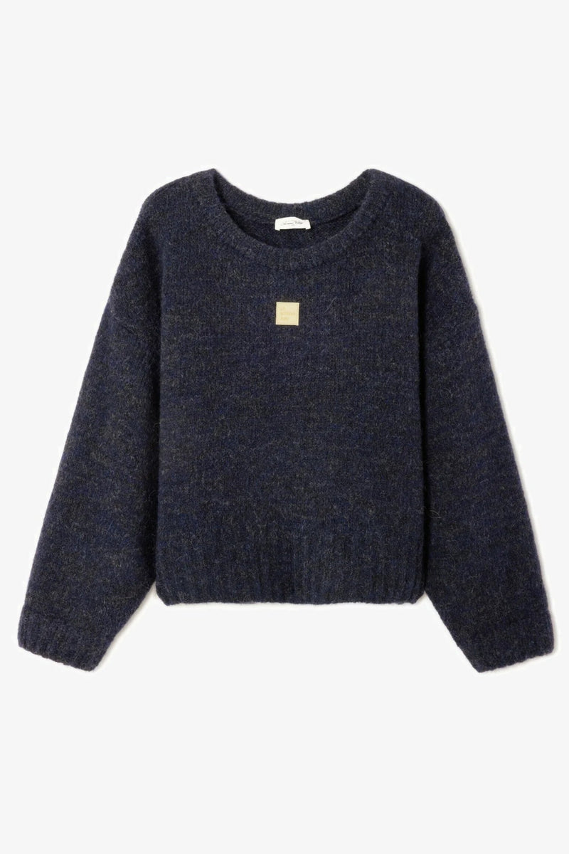 Trui East - Navy Mouline