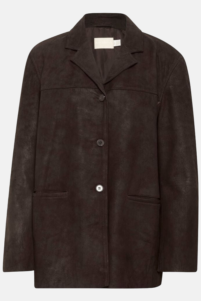 Blazer Parvati Leather - Coffee Bean