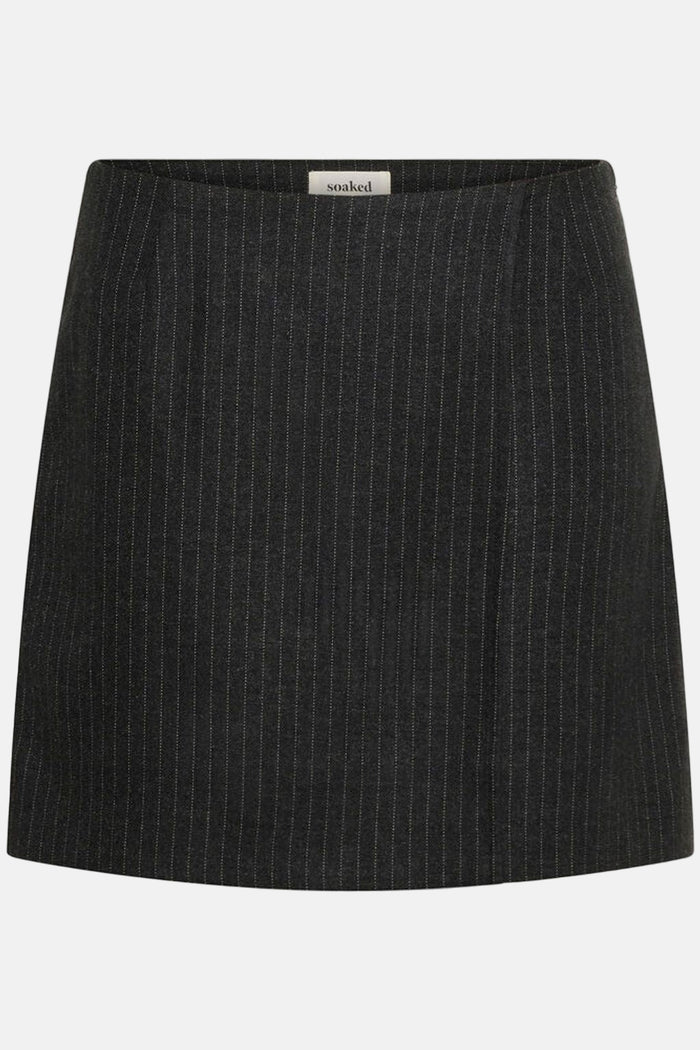 Rok Malodi Mini - Grey Melange Pinstripe
