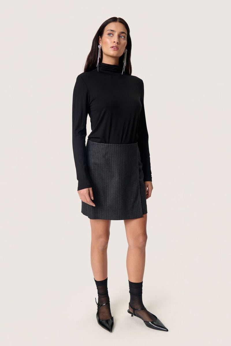 Rok Malodi Mini - Grey Melange Pinstripe