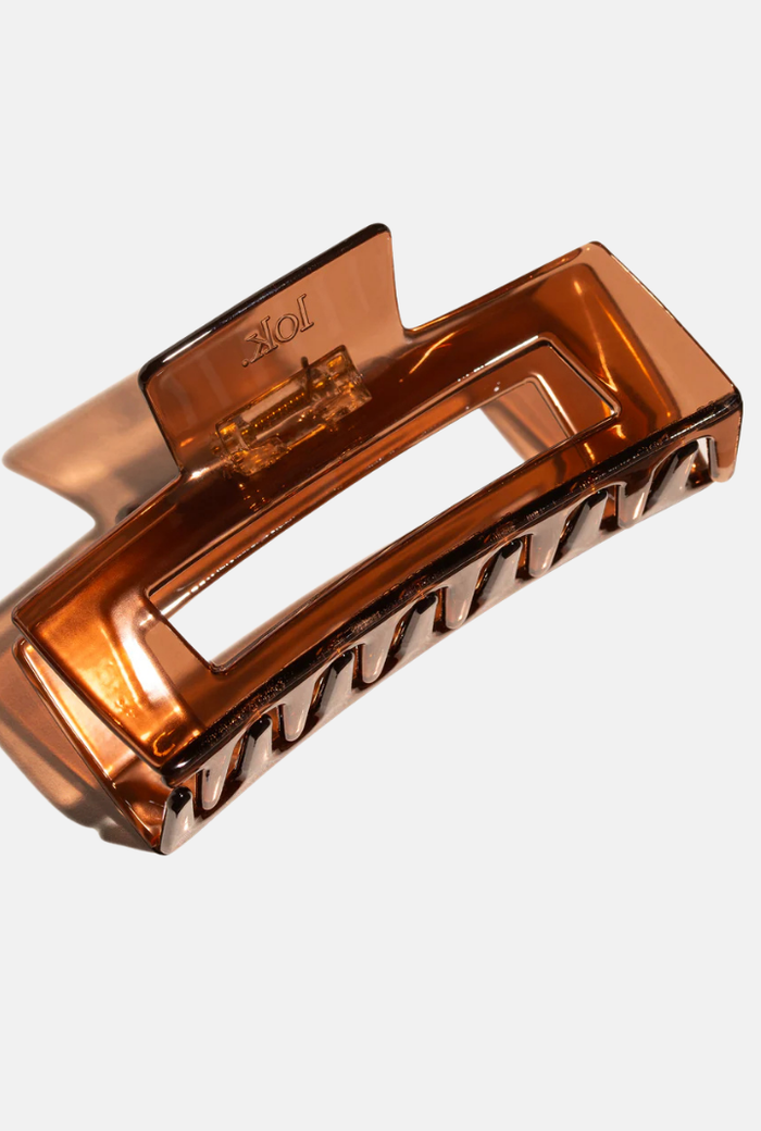 Haarspeld Lola - clear brown