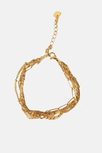 Armband Fire we make - goud