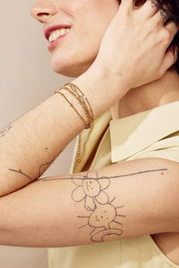 Armband Fire we make - goud