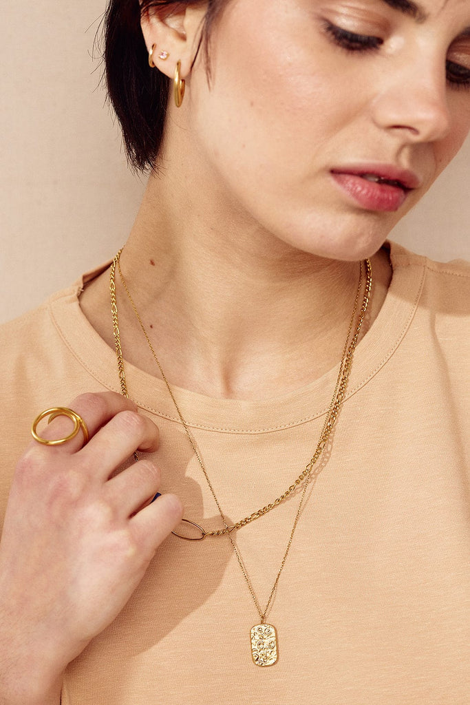 Oorstekers I love me - Goud