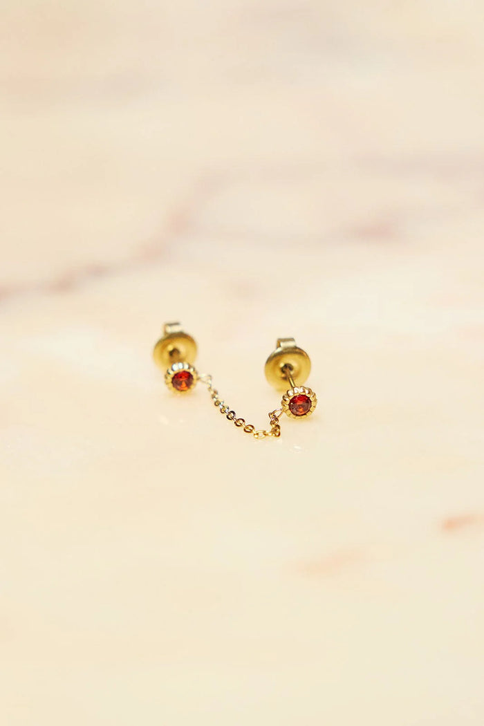 Oorbellen Autumn Leaves - goud