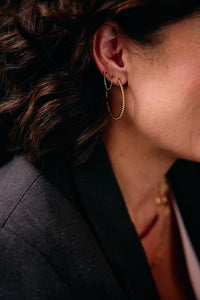 Oorbellen Autumn Leaves - goud