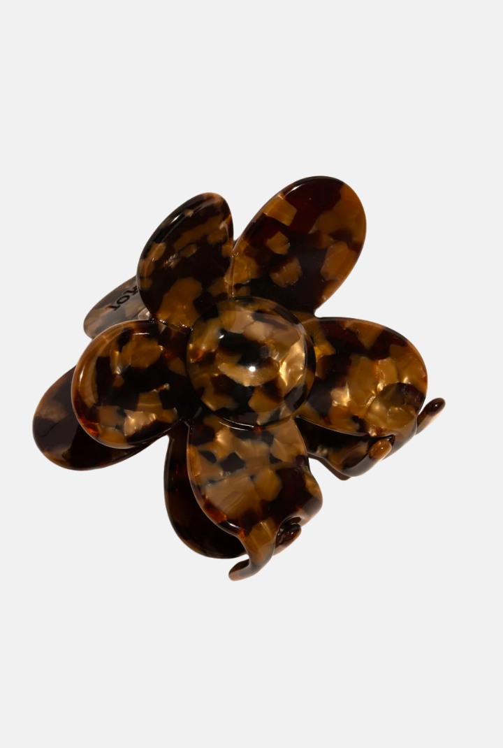 Haarspeld Flora - golden brown