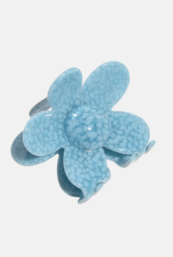 Haarspeld Flora - cotton blue