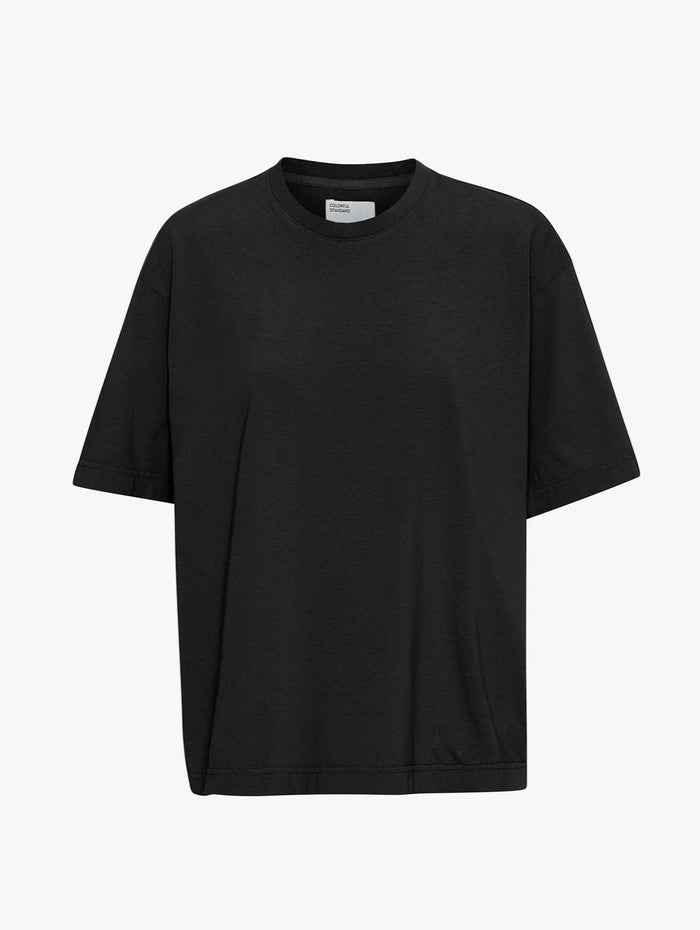 T-shirt Oversized Organic - deep black