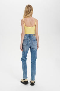 Saint Tropez Top MayaSz - zachtgeel