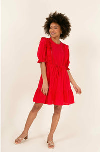 Cherry Paris Jurk Esmene - rood