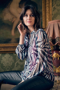 Saint Tropez Blouse Rain - multi