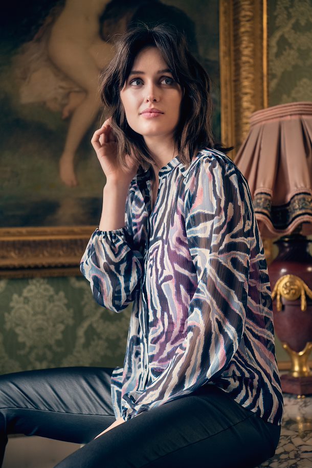 Saint Tropez Blouse Rain - multi