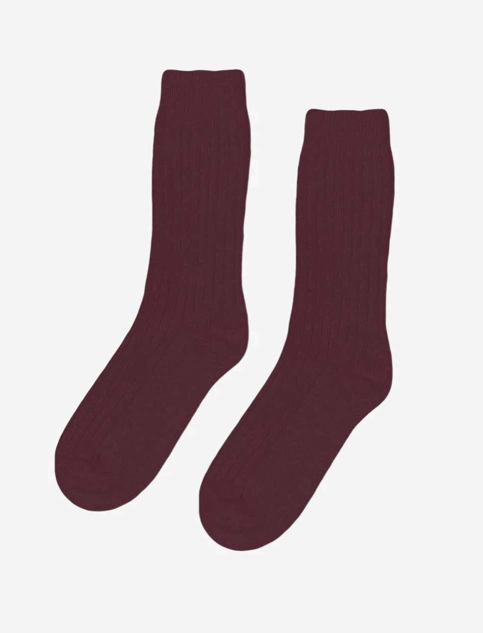 Sokken Merino- oxblood red