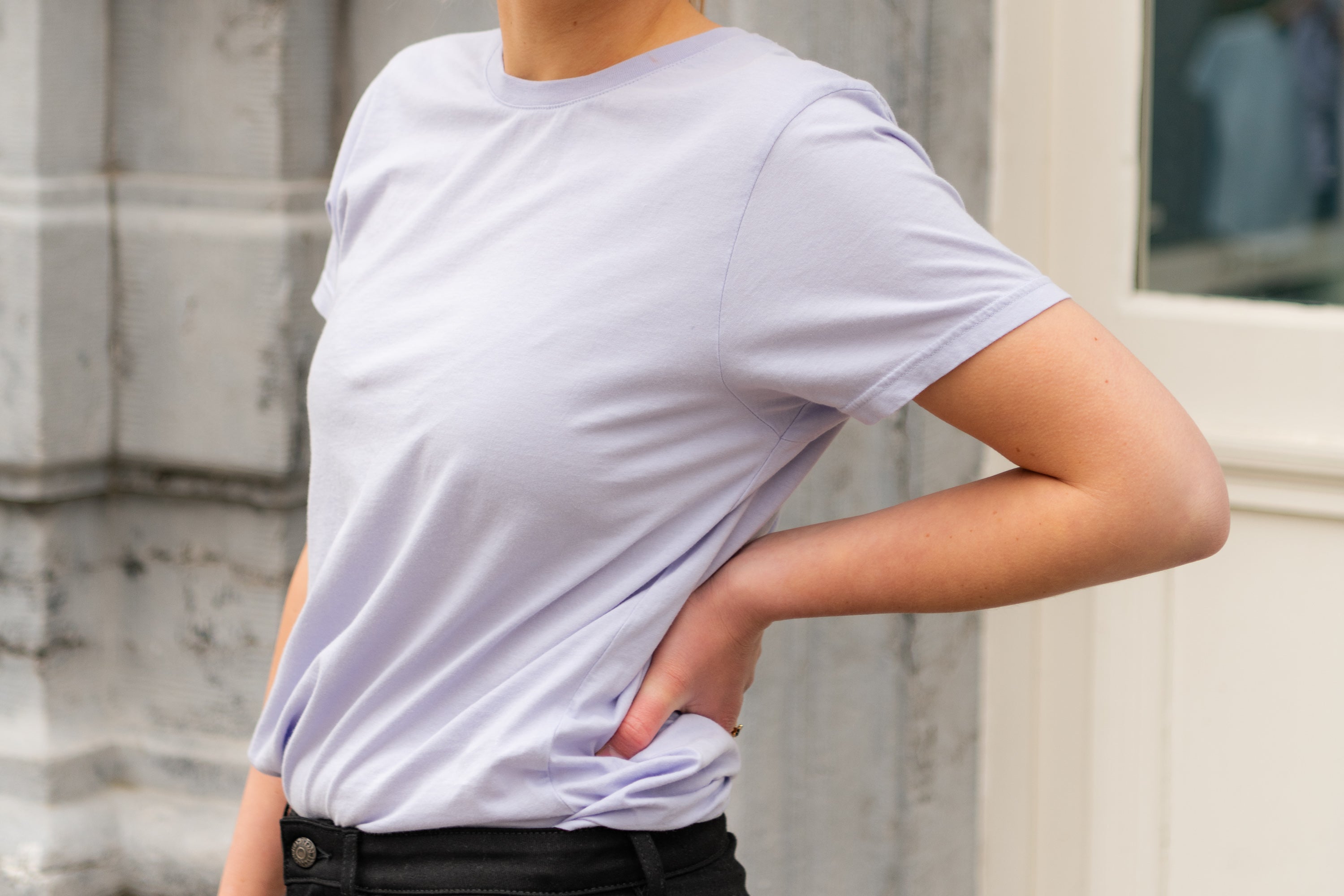 T-shirt Light Organic - zacht lavendel