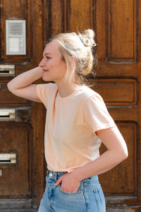 T-shirt Light Organic - perzik (paradise peach)