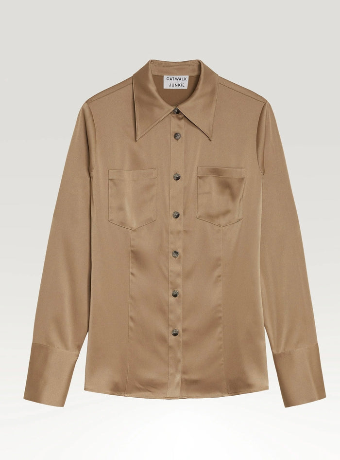 Catwalk Junkie Blouse Camelia - beige