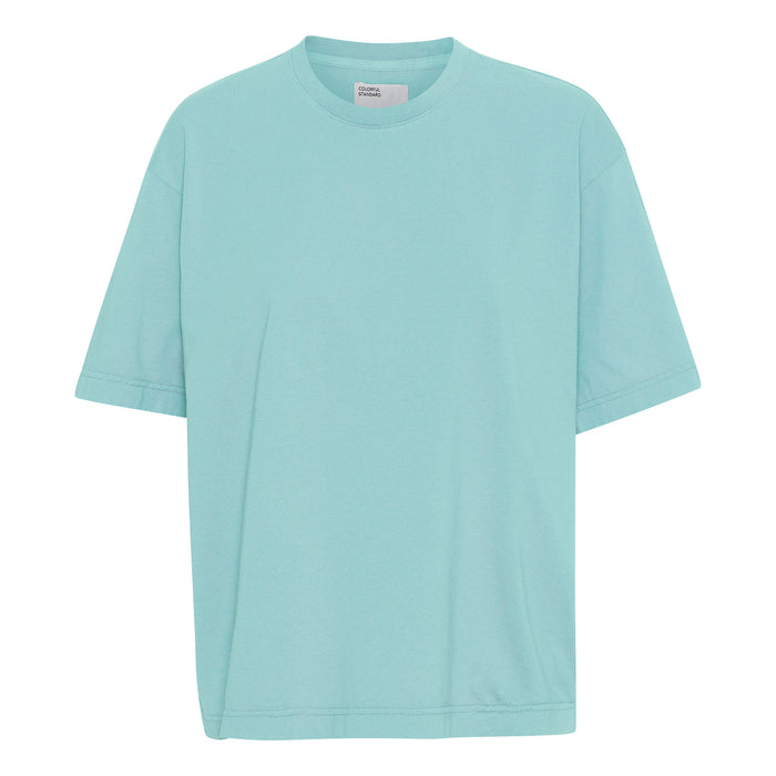 T-shirt Oversized Organic - teal blue