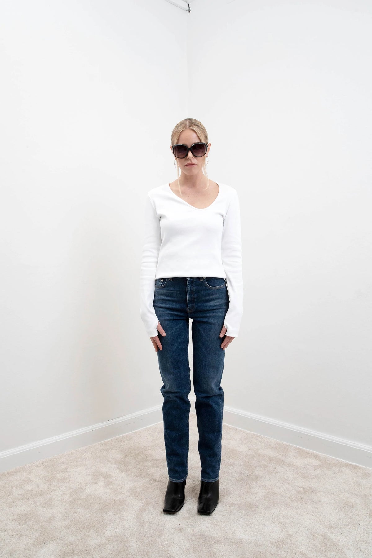 Jeans Straight - lounge blue 4