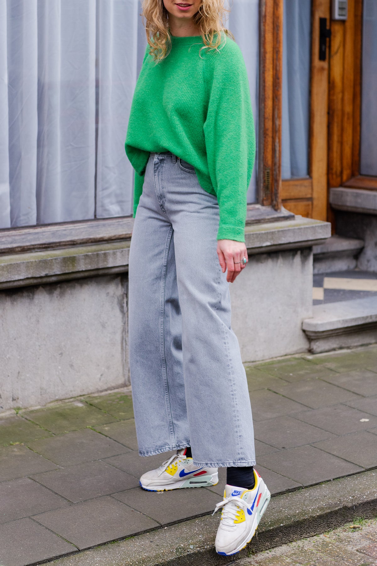 Won Hundred Jeans Kiri Flair - lichtgrijs