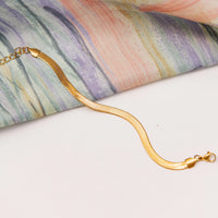 Rooi Armband Holiday - goud