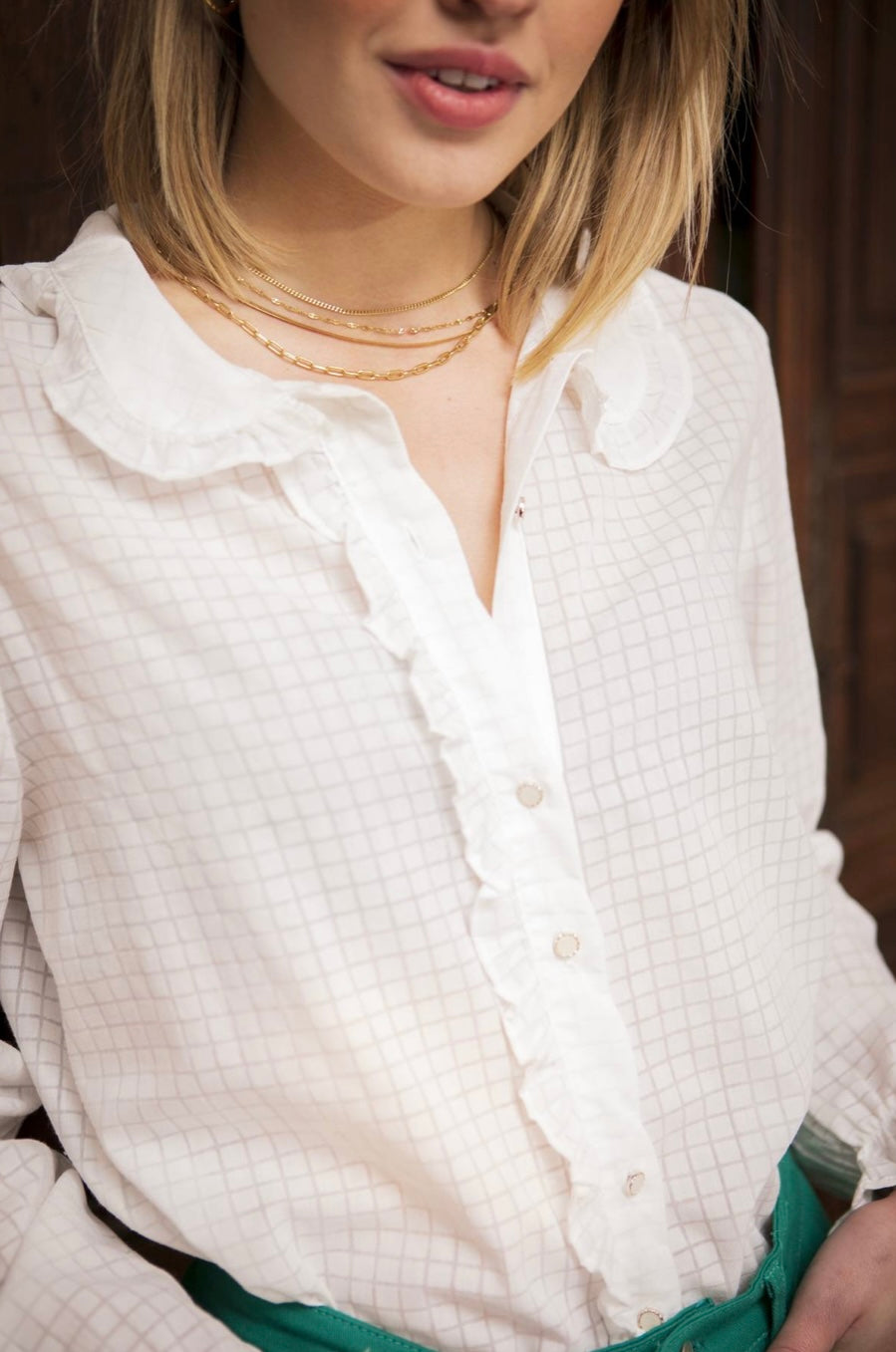 Cherry Paris Blouse Danaé - ecru