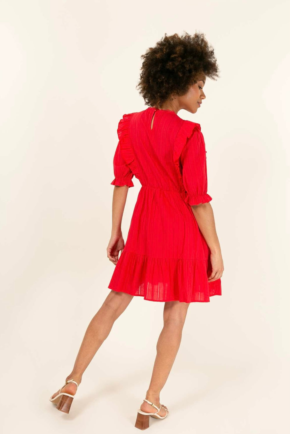 Cherry Paris Jurk Esmene - rood