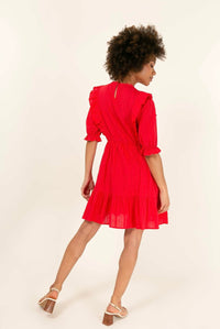 Cherry Paris Jurk Esmene - rood