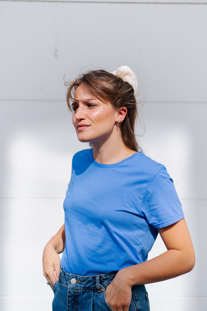 T-shirt Light Organic - hemelsblauw