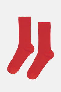 Sokken Classic Organic - scarlet red