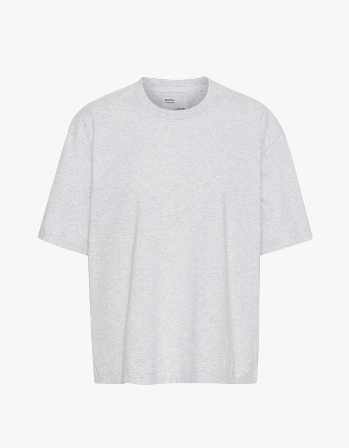 T-shirt Oversized Organic - snow melange