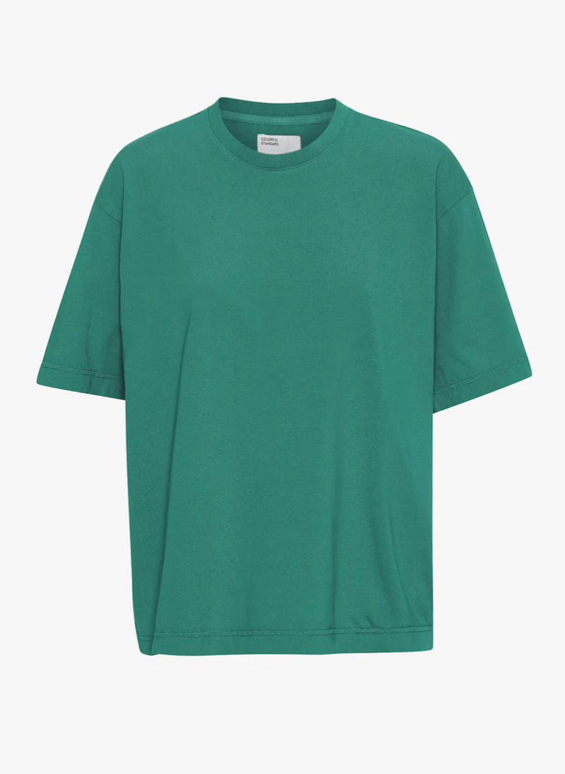 T-shirt Oversized Organic - pine green