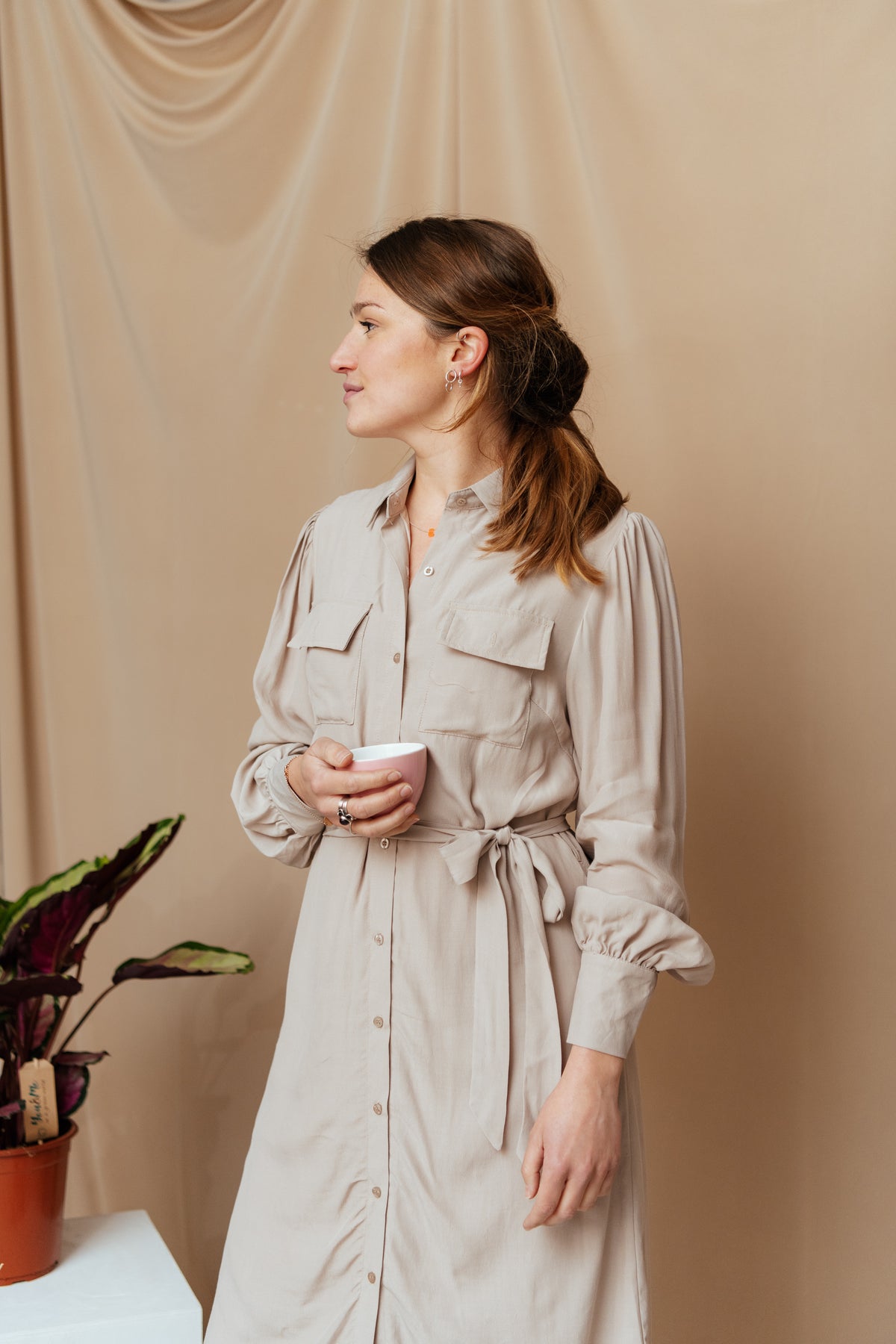 Jurk Vernor - beige