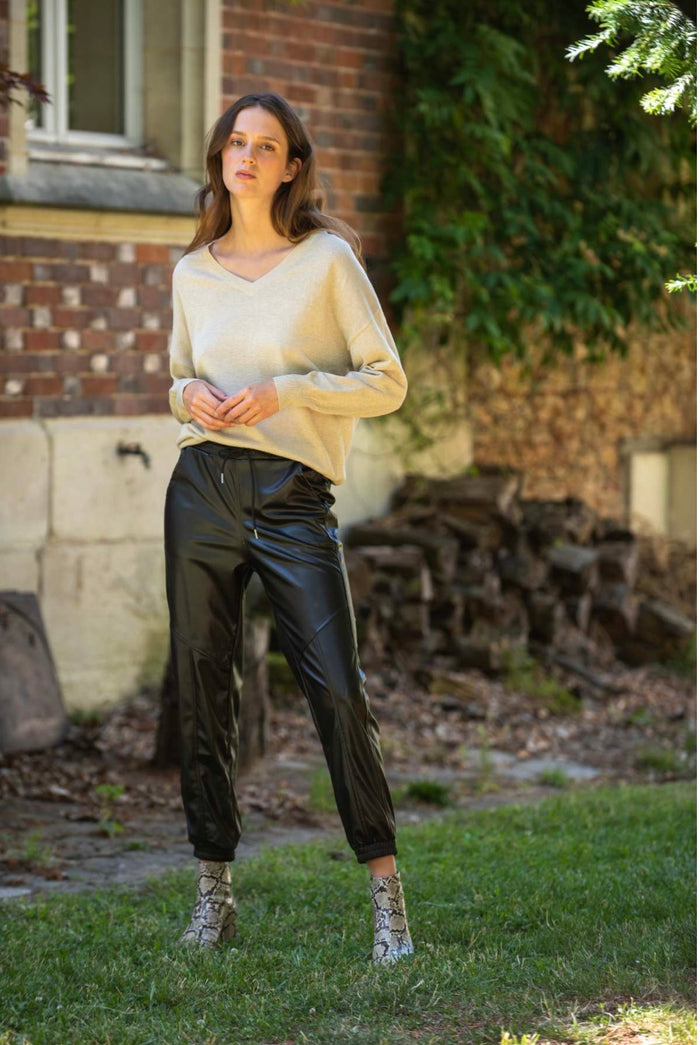 Cherry Paris Broek Renee - zwart