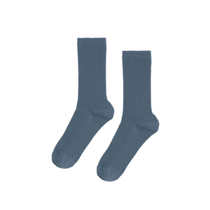 Sokken Classic Organic - petrol blauw