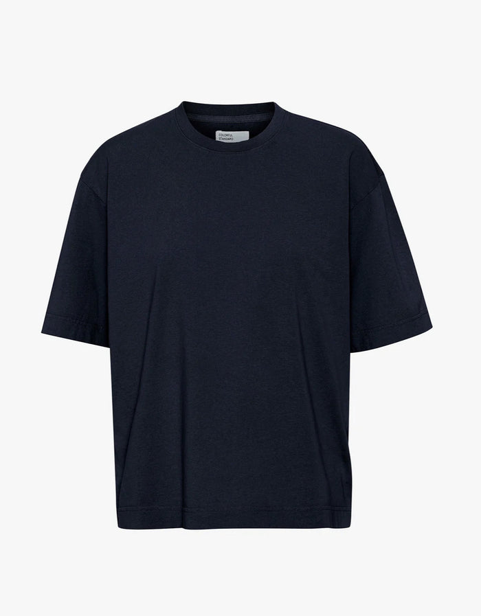 T-shirt Oversized Organic - navy blue