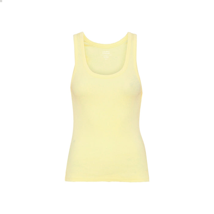 Top Organic Rib - soft yellow