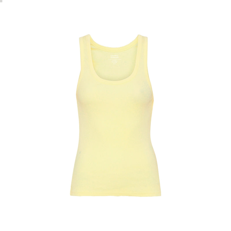 Top Organic Rib - soft yellow