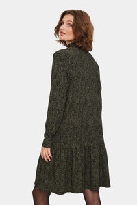 Saint Tropez Jurk Shila - zwart/groen