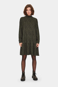 Saint Tropez Jurk Shila - zwart/groen