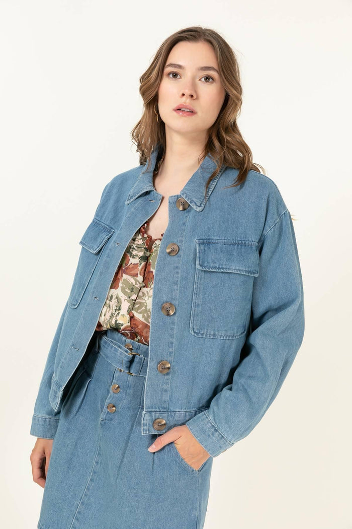 Cherry Paris Jas Bogota - blauw
